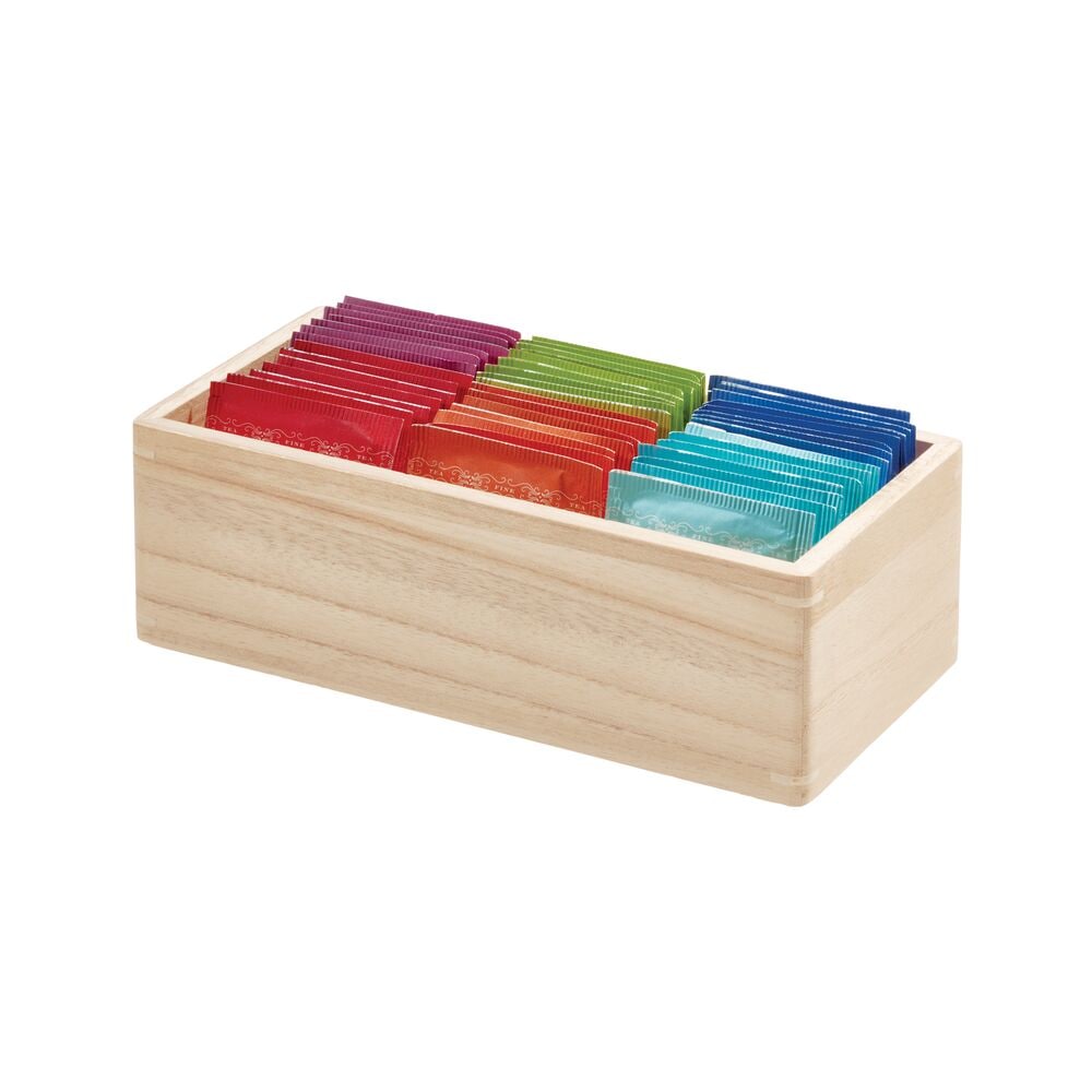 The Home Edit By IDESIGN Wood Organizing Storage Bin, Canadian Tire