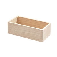 Boîte de rangement The Home Edit par iDESIGN, moyen Front_Angled_Left