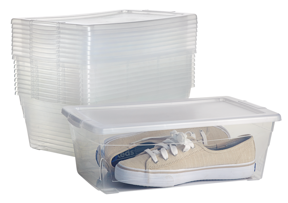 Canadian tire plastic shoe boxes clearance