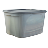 63L Clear Tote, 2-pk