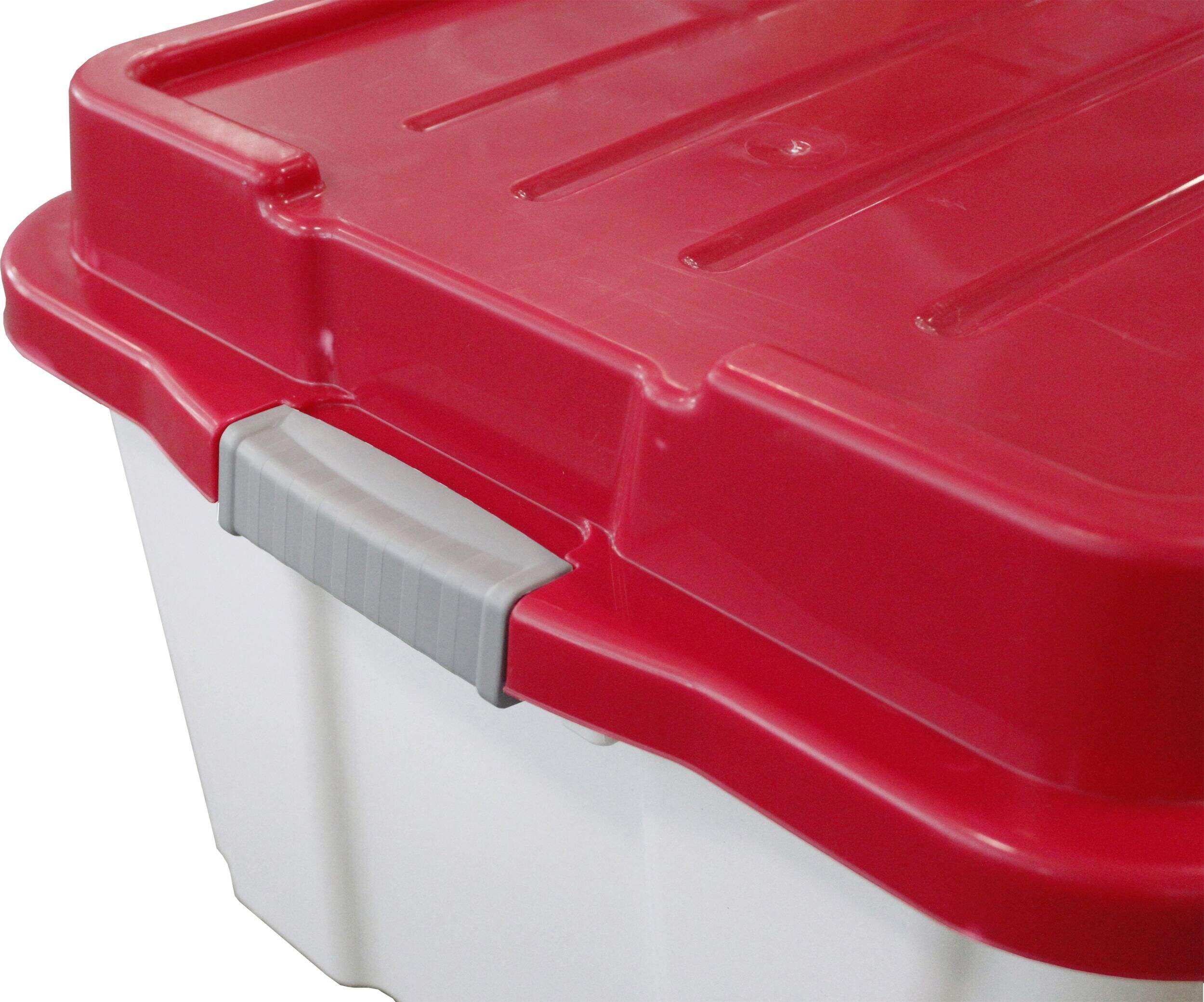 Holiday Transparent Christmas Tree Storage Box with Wheels and Latched