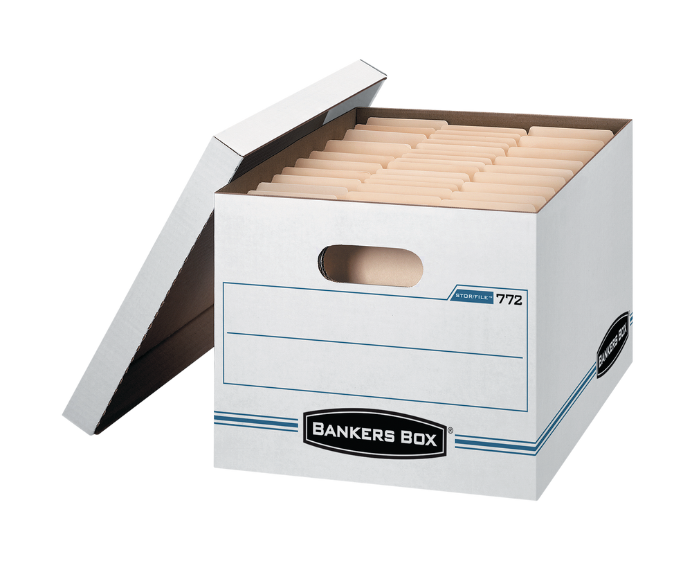 Bankers Box Basic Duty Storage Box, 4pk Canadian Tire