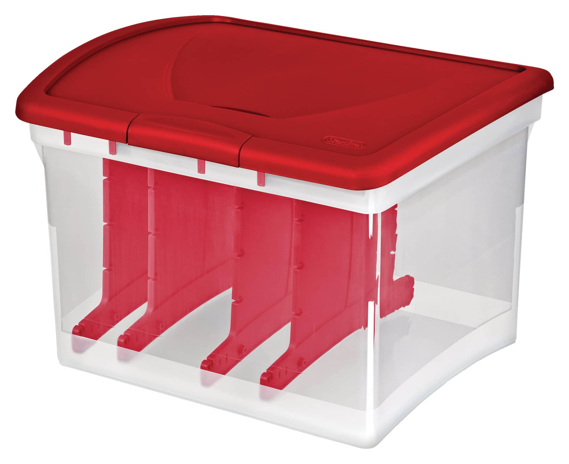 Holiday Living 4-Reel 200-Light 10.5-in W x 14-in H Red String Light  Storage Container in the String Light Storage Containers department at