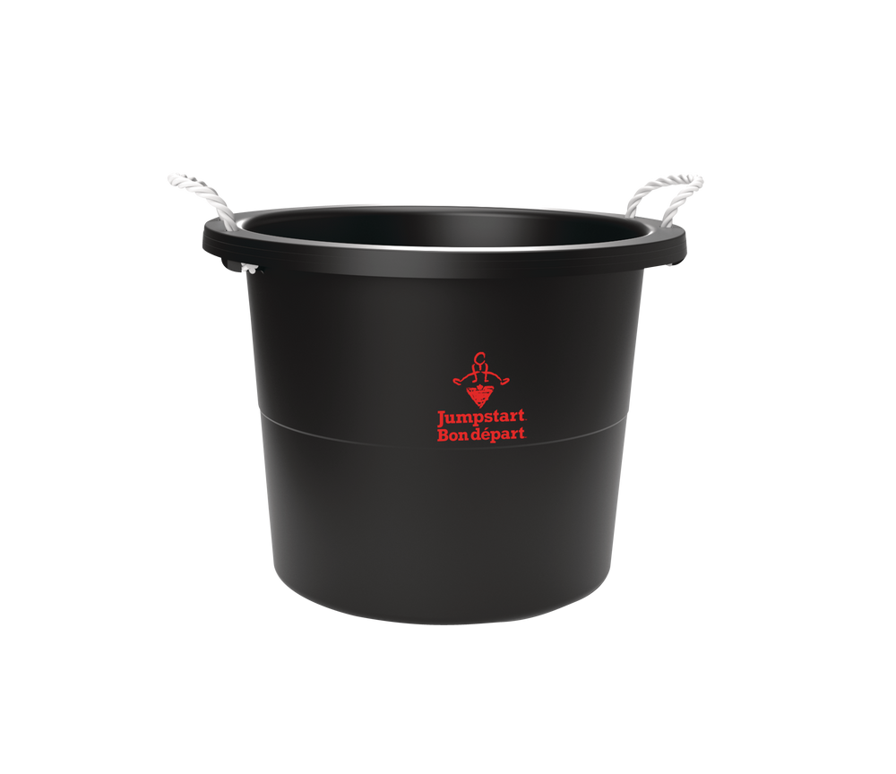 Gracious Living Jumpstart Bucket 67 L Black Canadian Tire