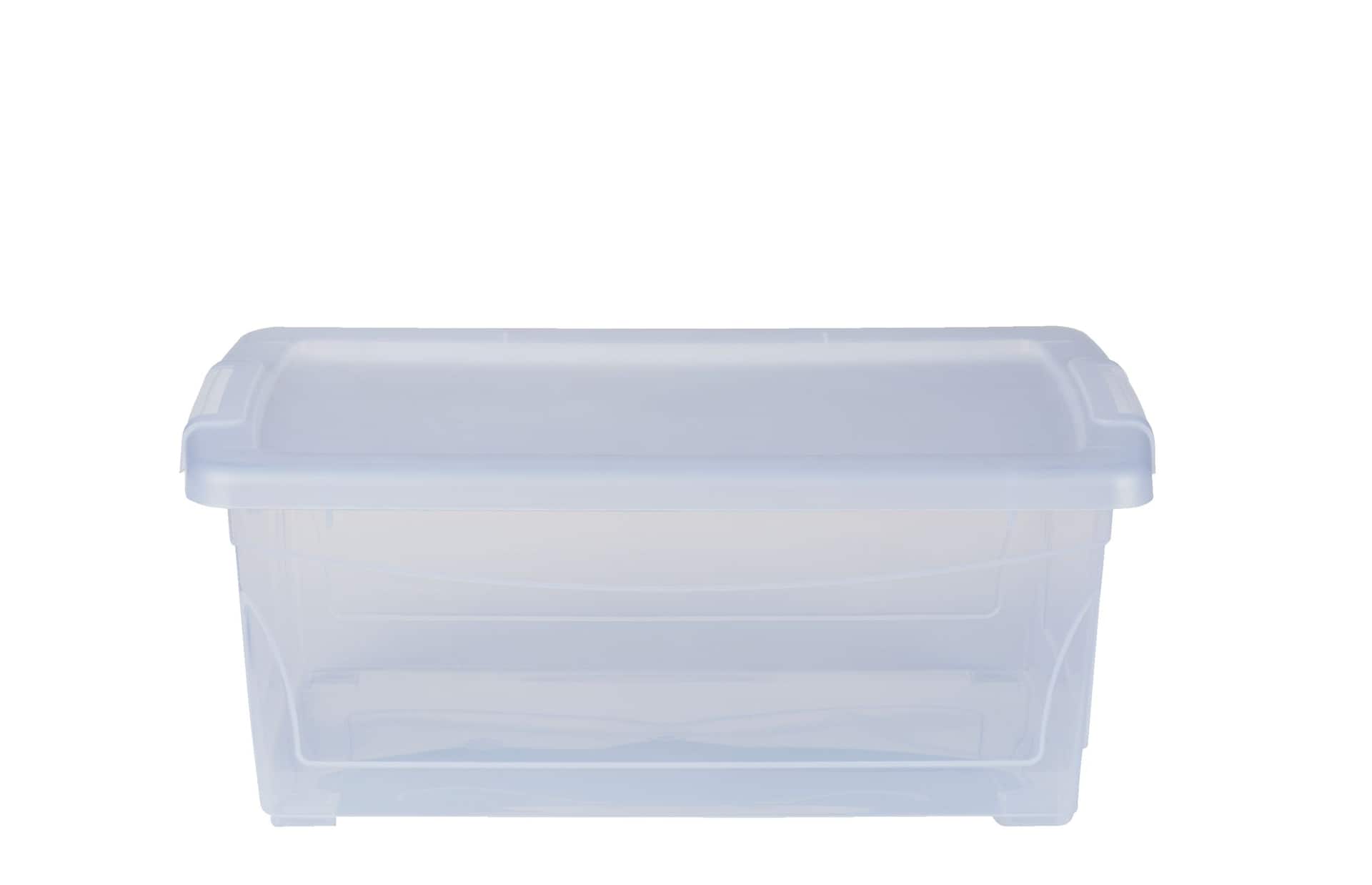 type A Clarity Transparent Storage Box with Lid 15 L Canadian Tire