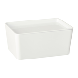 type A Storage Bin with Lid, 1.5-L Front_Three_Fourths_Angled_Right