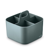 type A Storage Caddy, Small, 16.3 x 16.3 x 15 cm Front_Three_Fourths_Angled_Right