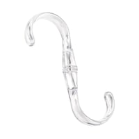 The Home Edit Clear Hanging S Hook, For Closet Organization Front_Angled_Right
