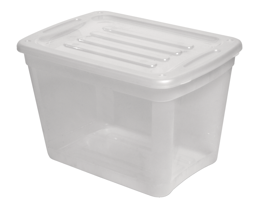 Rubbermaid Cleverstore 71 Latching Plastic Storage Container And Lid