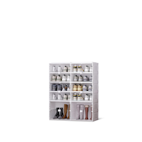 Maison Kleen Foldable Shoe & Boot Storage Unit Front_Angled_Left