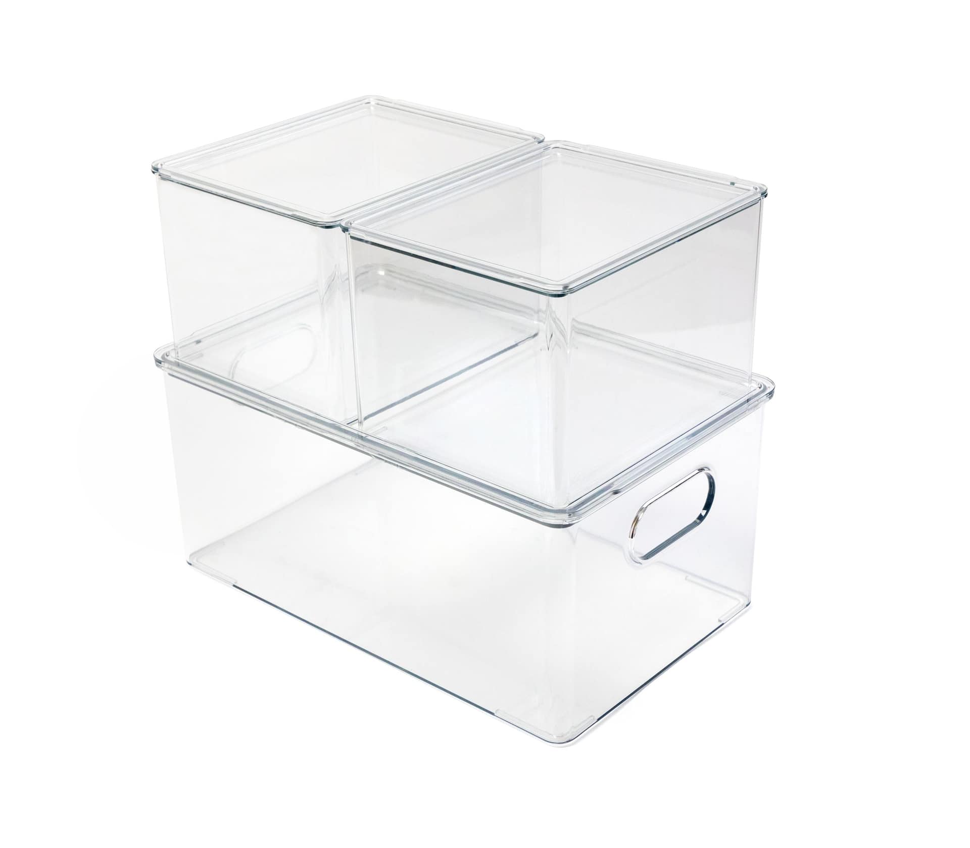 Maison Kleen Clear Storage Bin Set, 3-pc | Canadian Tire