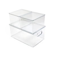 Dial Clear Storage Bin Set, 3-pc