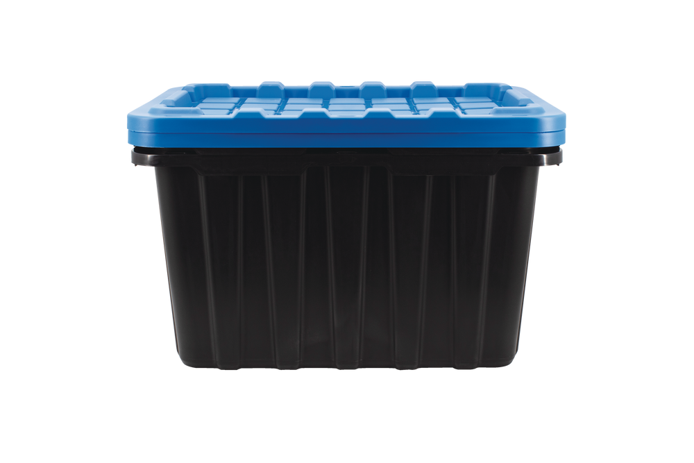 Mastercraft Heavy Duty Plastic Storage Box Container, 102L, 2pk