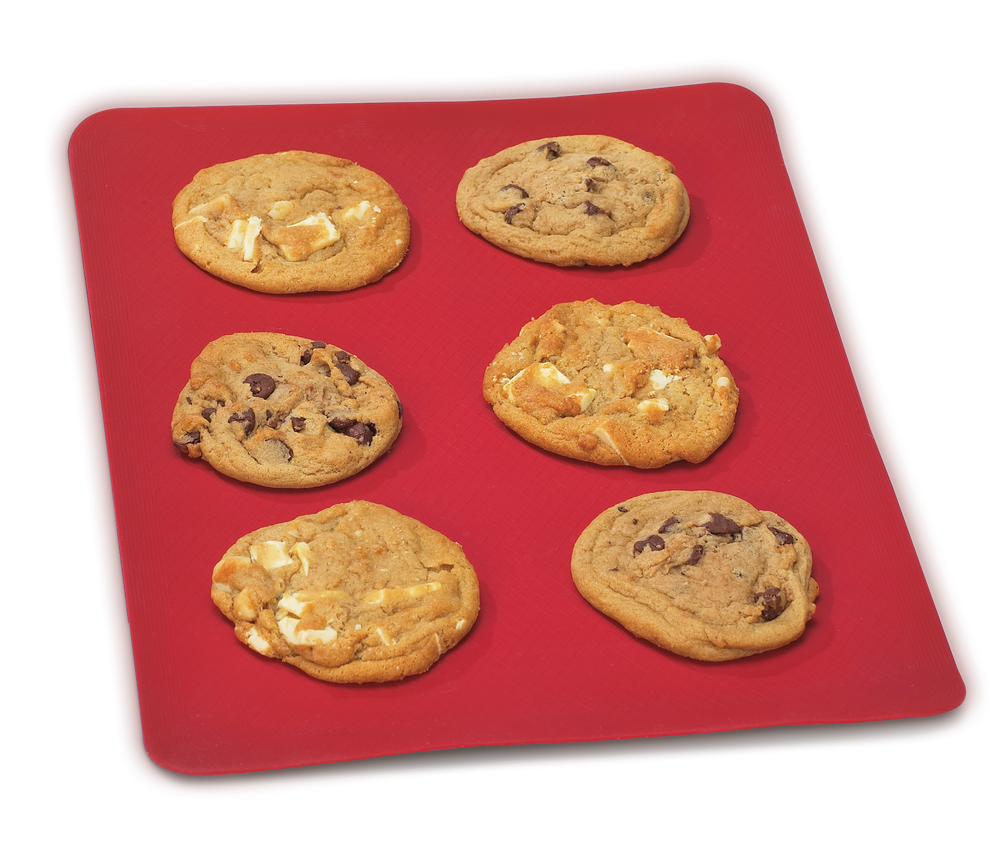 MASTER Chef Silicone NonStick Baking Sheet, Red, 15 x 11in Canadian