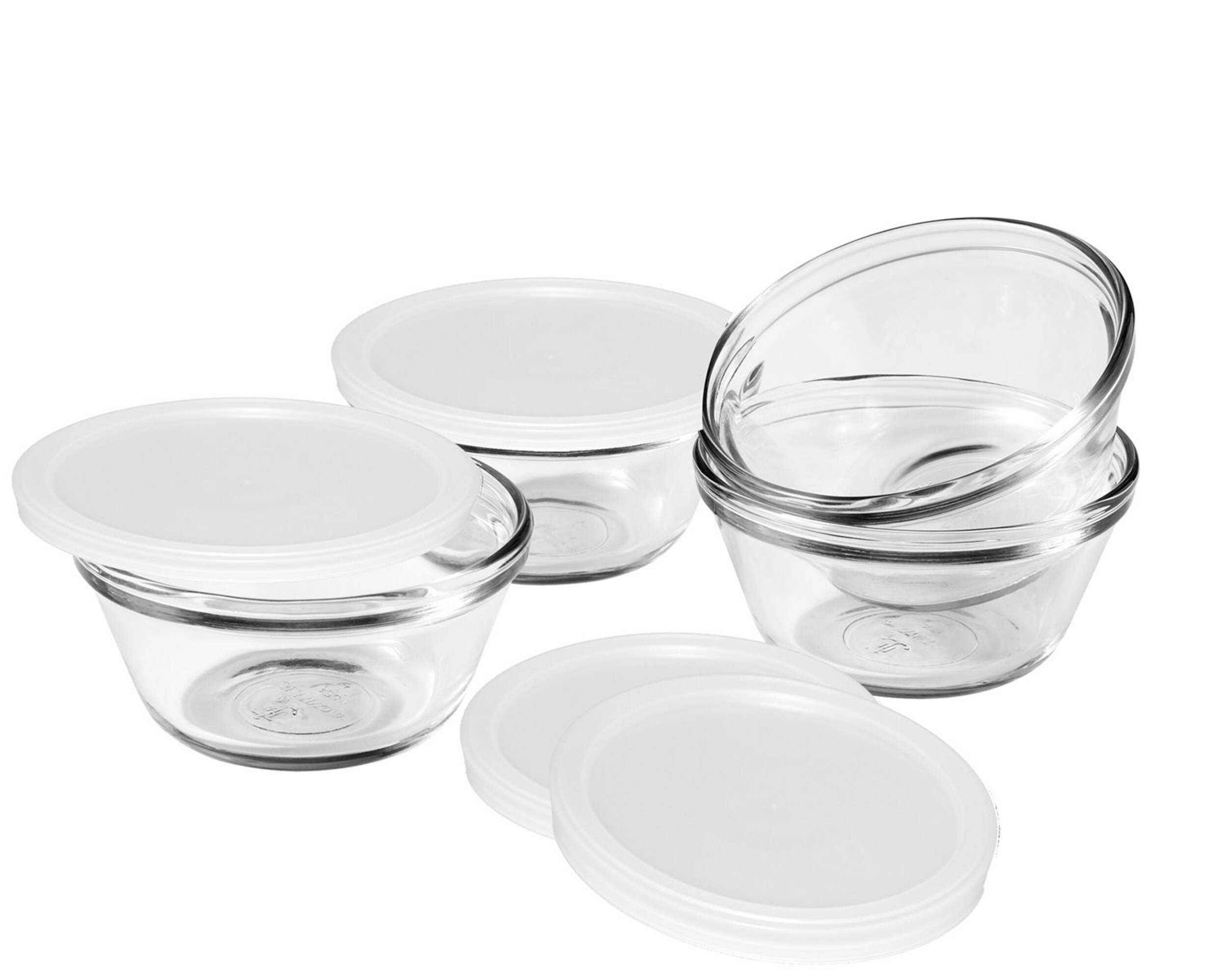 Anchor Hocking Glass Sauce Cup, 6-oz, 4-pc Composite_or_Mixed