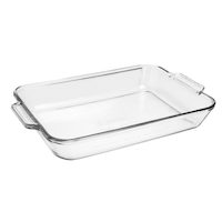 Plat tout-usage en verre Anchor Hocking Oven Originals, rectangulaire, 3 L Front_Angled_Right