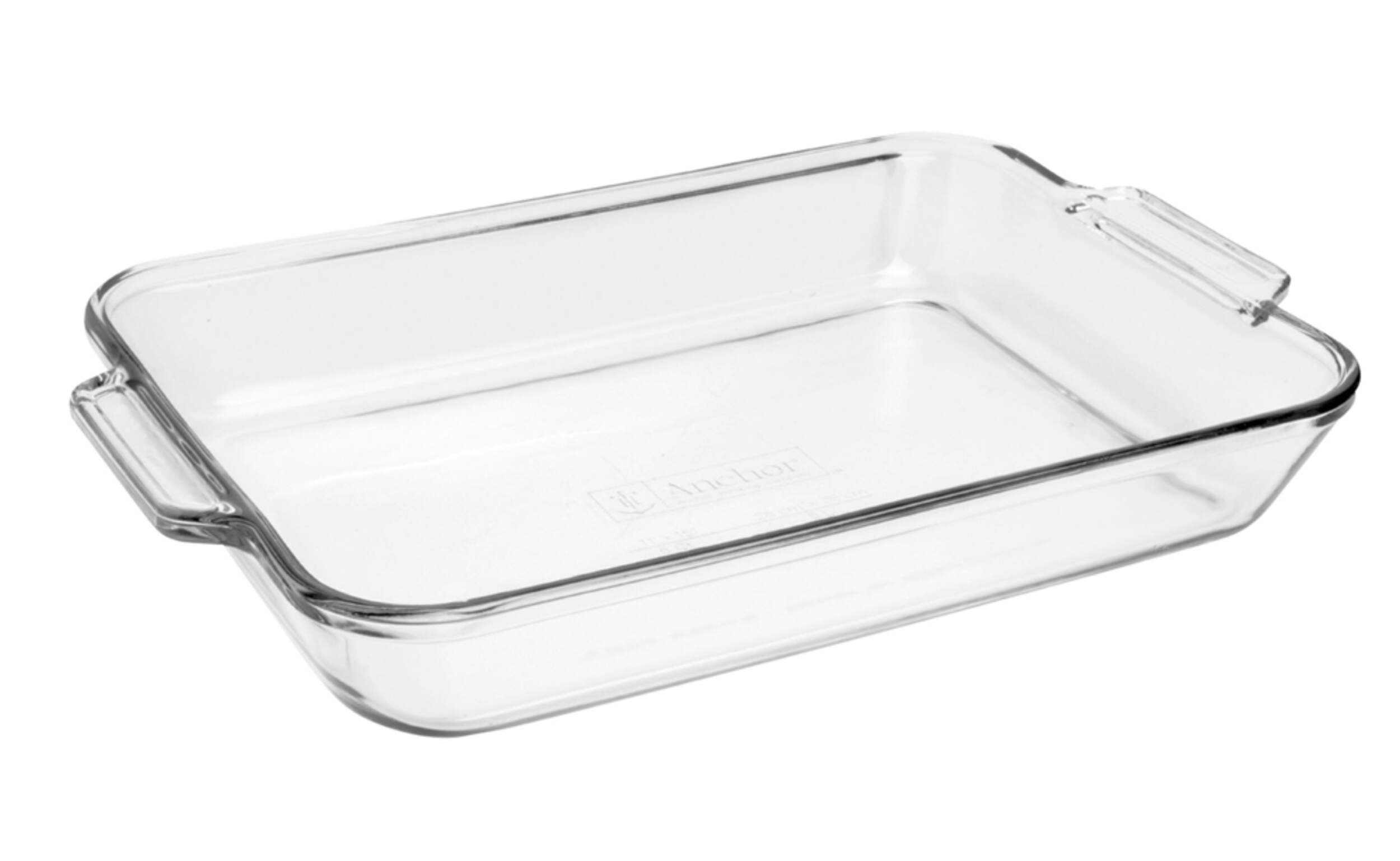 Plat tout-usage en verre Anchor Hocking Oven Originals, rectangulaire, 3 L Front_Angled_Right