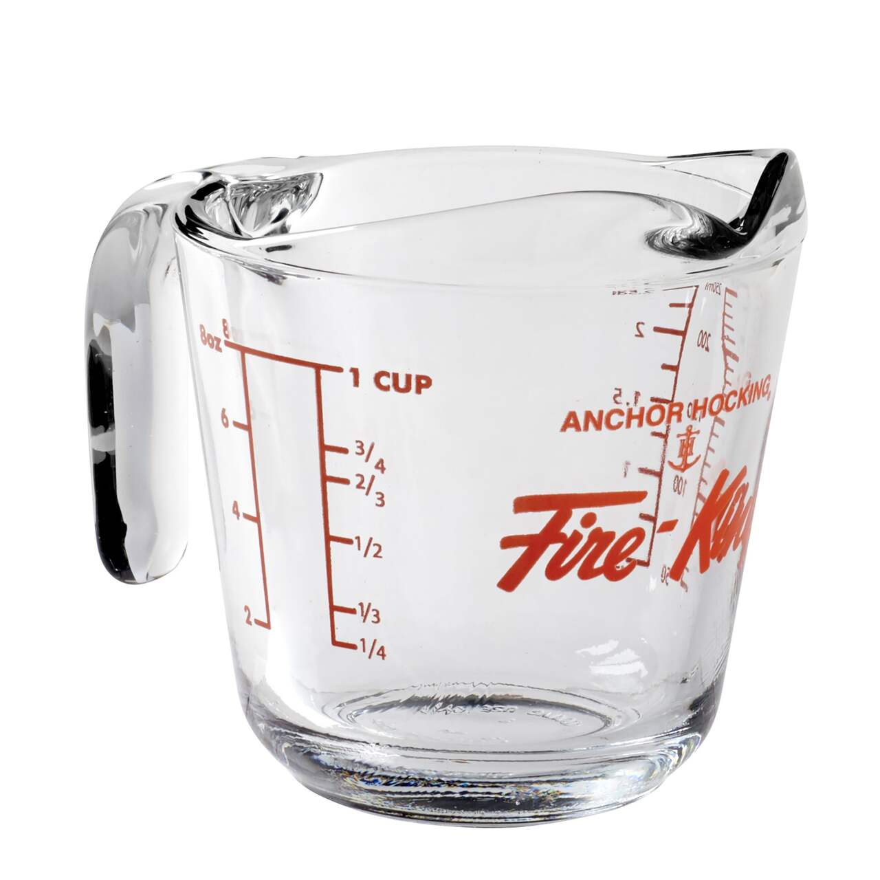 Anchor Hocking 8oz Triple Pour Measuring Cup – The Happy Cook