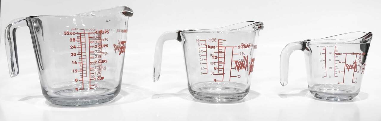 Cup with standard and metric measuring functions for measuring tea :  : Home & Kitchen
