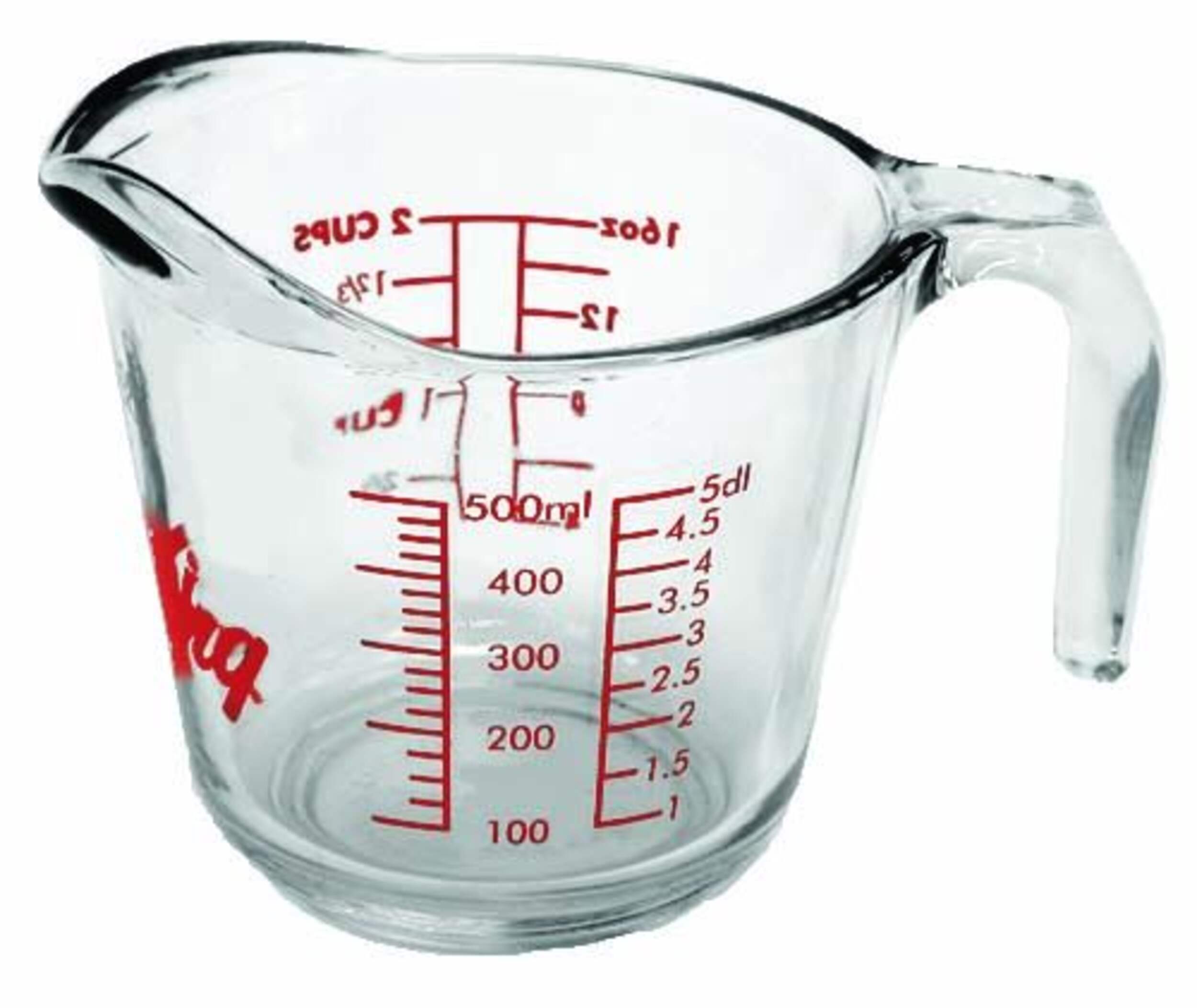 Oven Originals Glass Measuring Cup, 500-ml Front_Elevated