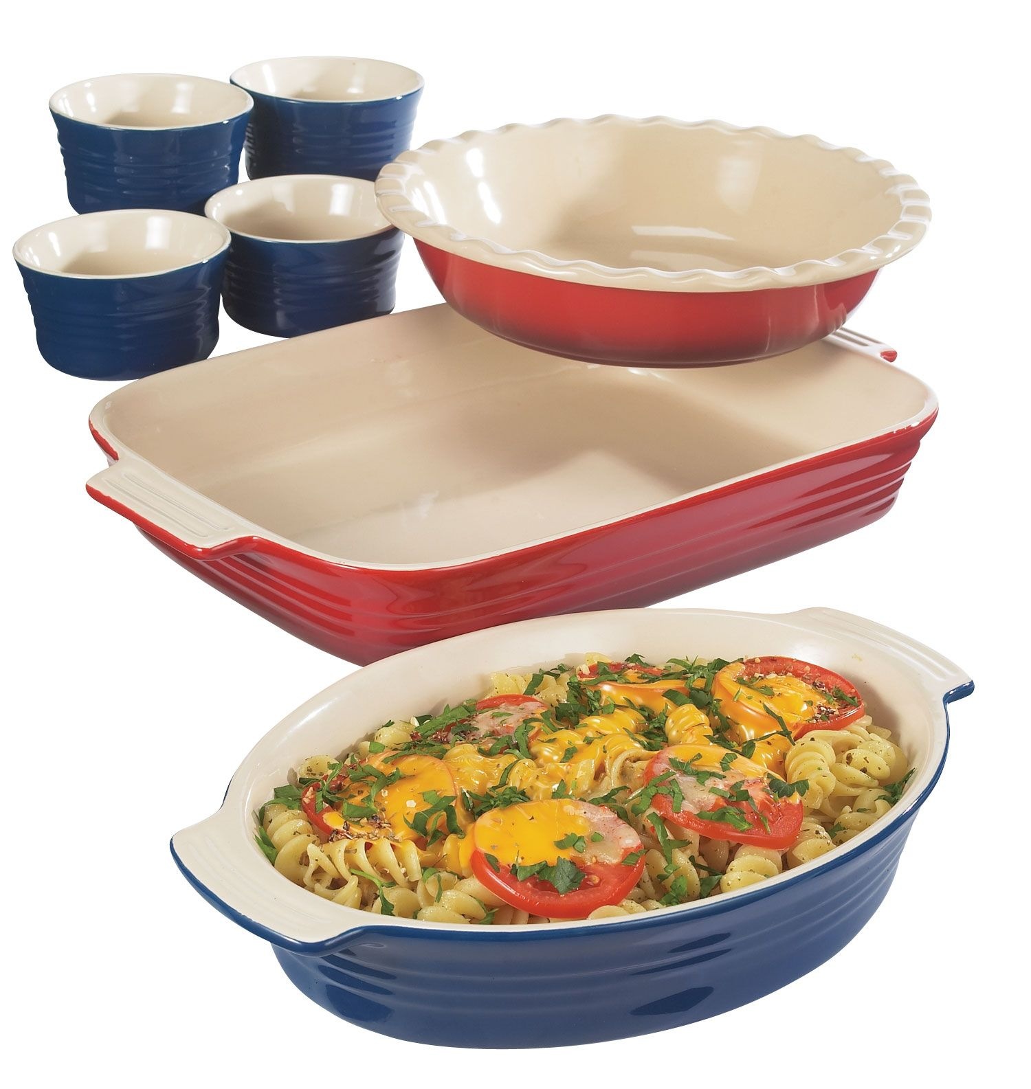 Moule à tarte H2K, céramique rouge, 26 cm Canadian Tire