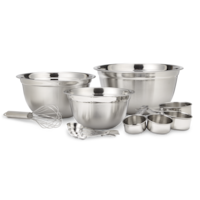 MASTER Chef Stainless Steel Bake Prep Set, 12-pc Composite_or_Mixed