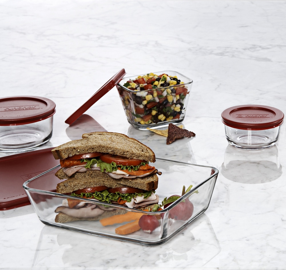 Anchor Hocking Glass Storage Set, 8Pc Canadian Tire