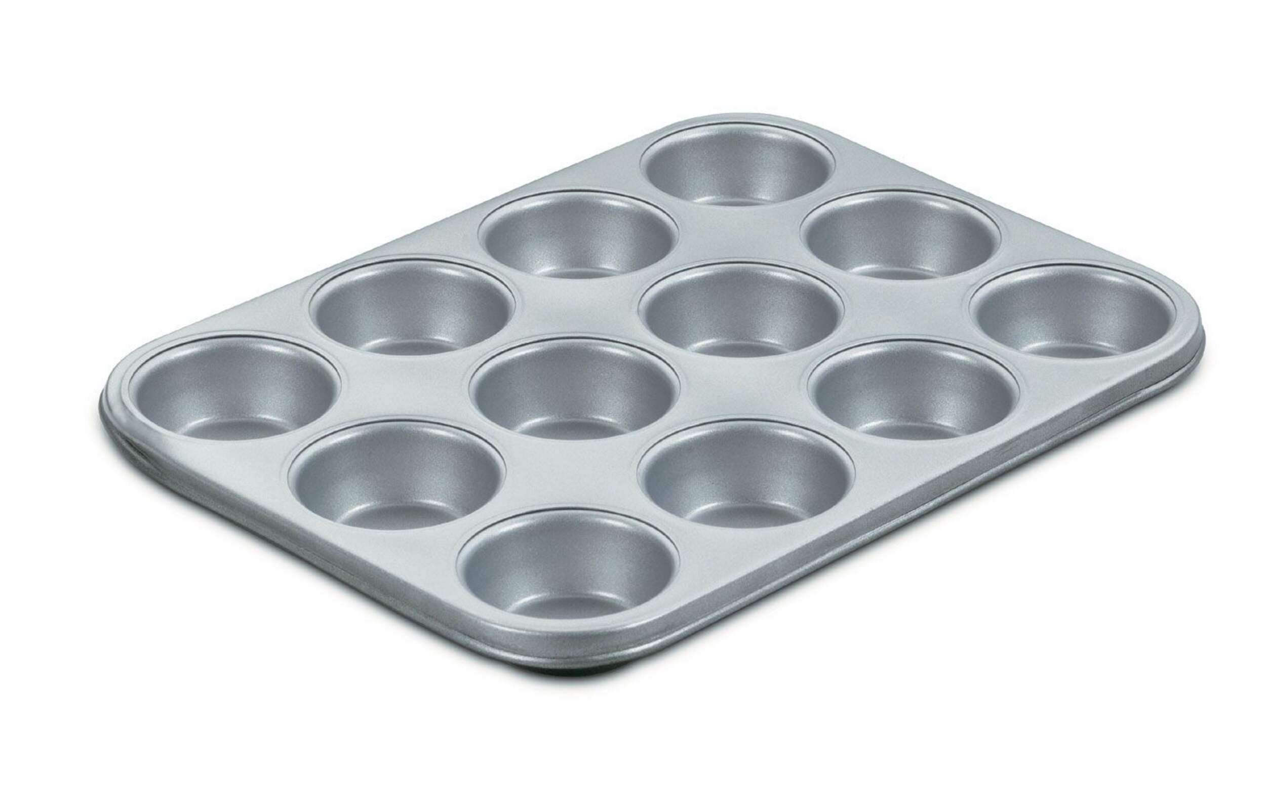 Cuisinart Muffin Pan, 12-Cup Front_Three_Fourths_Angled_Left