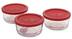 Anchor Hocking Glass Round Storage Container Set with Lids, 3 Count Composite_or_Mixed
