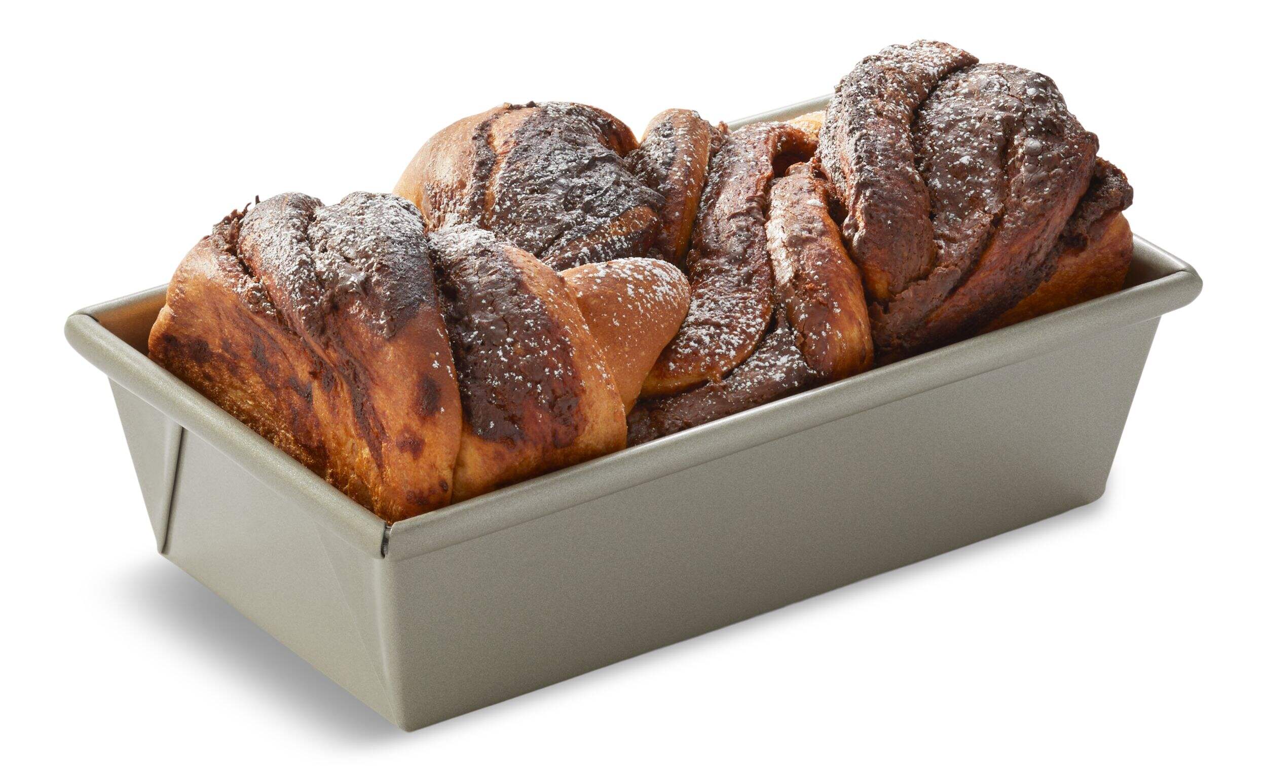 PADERNO Professional Non-Stick Loaf Pan, 9 x 5-in Front_Three_Fourths_Angled_Right