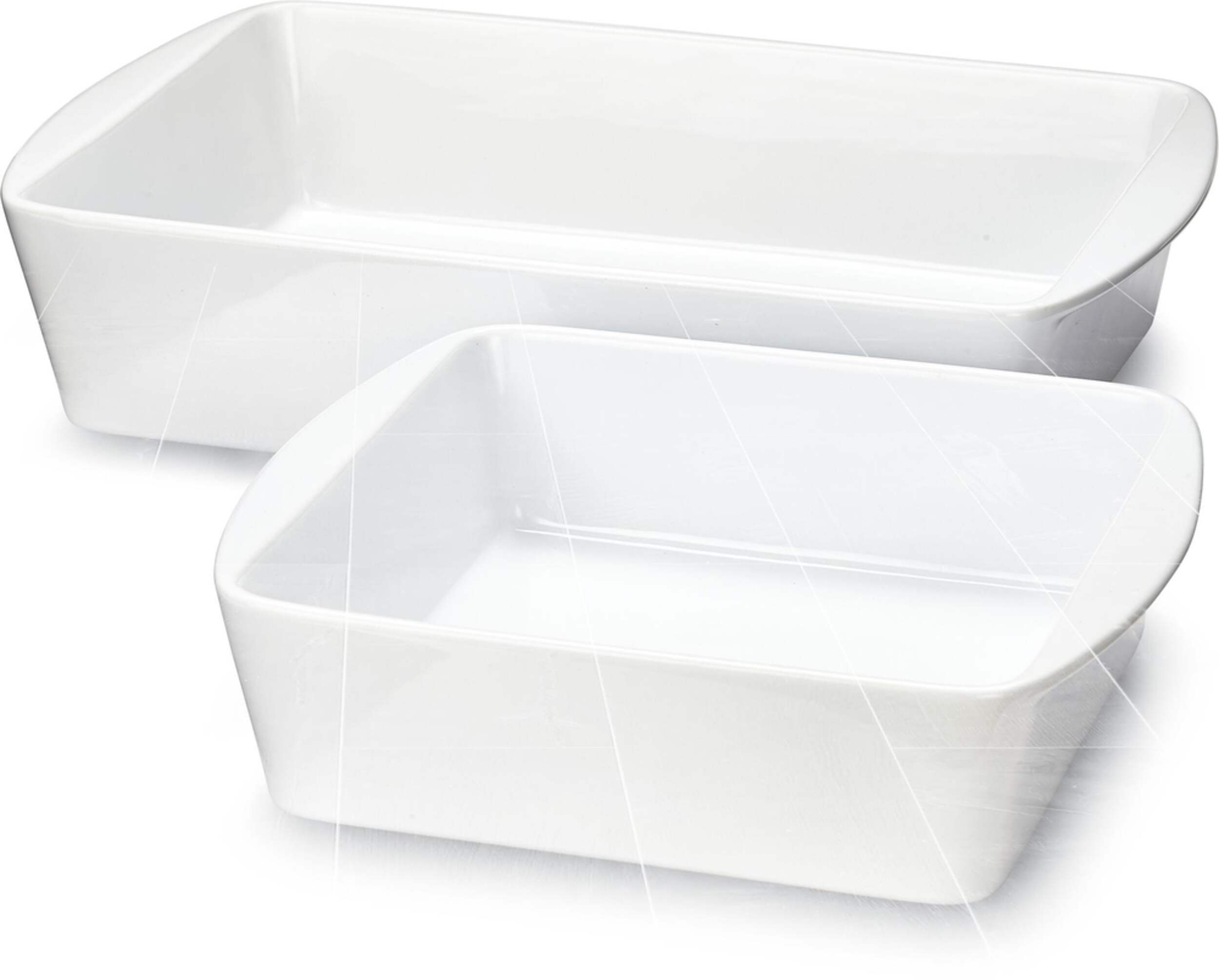MASTER Chef Ceramic Bakeware Set, White, 2pc Canadian Tire