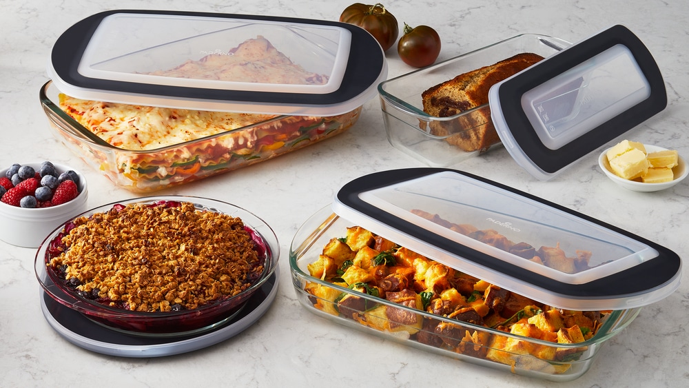 PADERNO Glass Loaf Pan with Lid, 1.6qt Canadian Tire