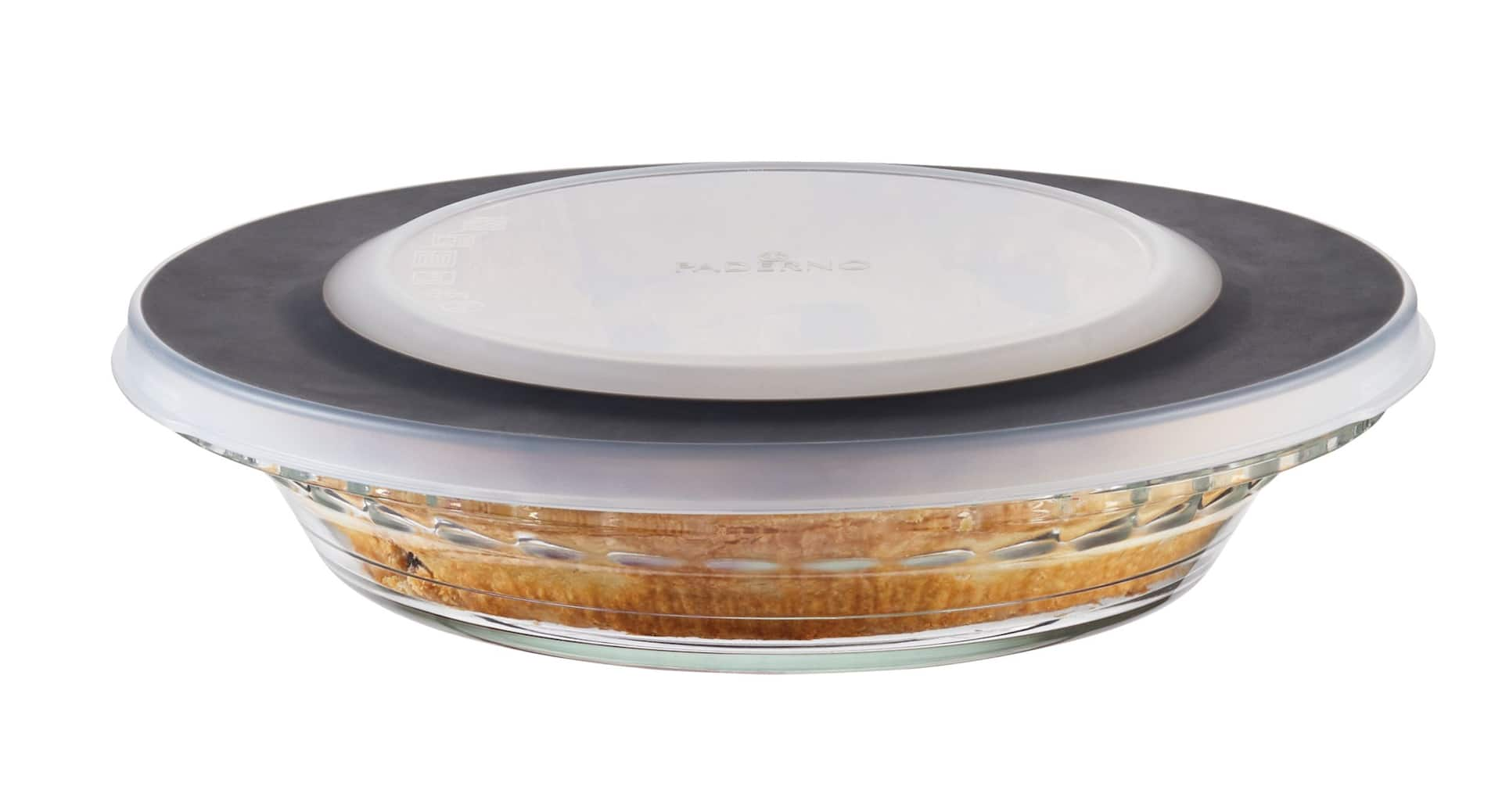 PADERNO Glass Pie Plate with Lid 9 in 1.4 qt Canadian Tire