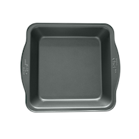 MASTER Chef Square Cake Pan, Non-Stick, 8-in Overhead_Flat