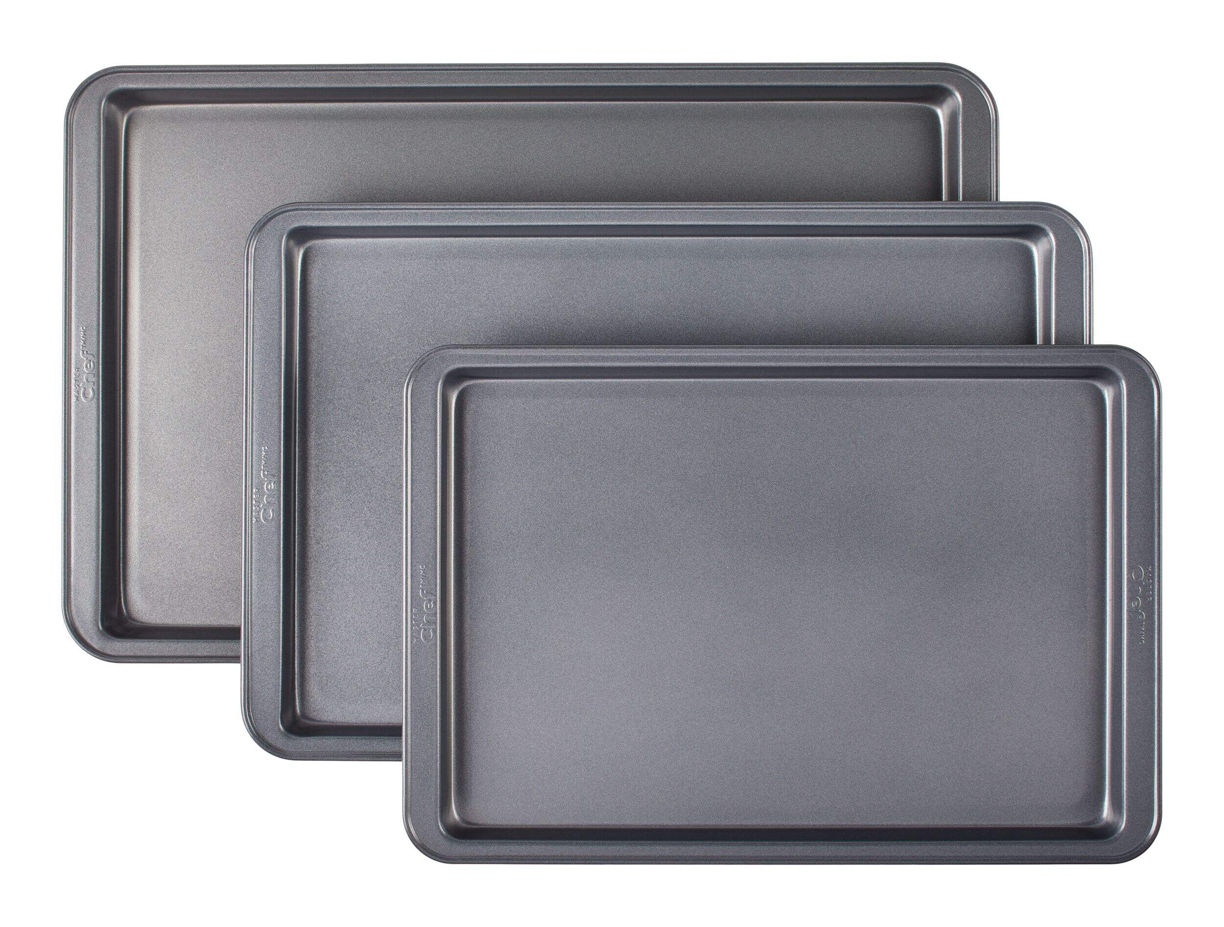 MASTER Chef Baking Sheet Set, Assorted Sizes, 3-pc Composite_or_Mixed
