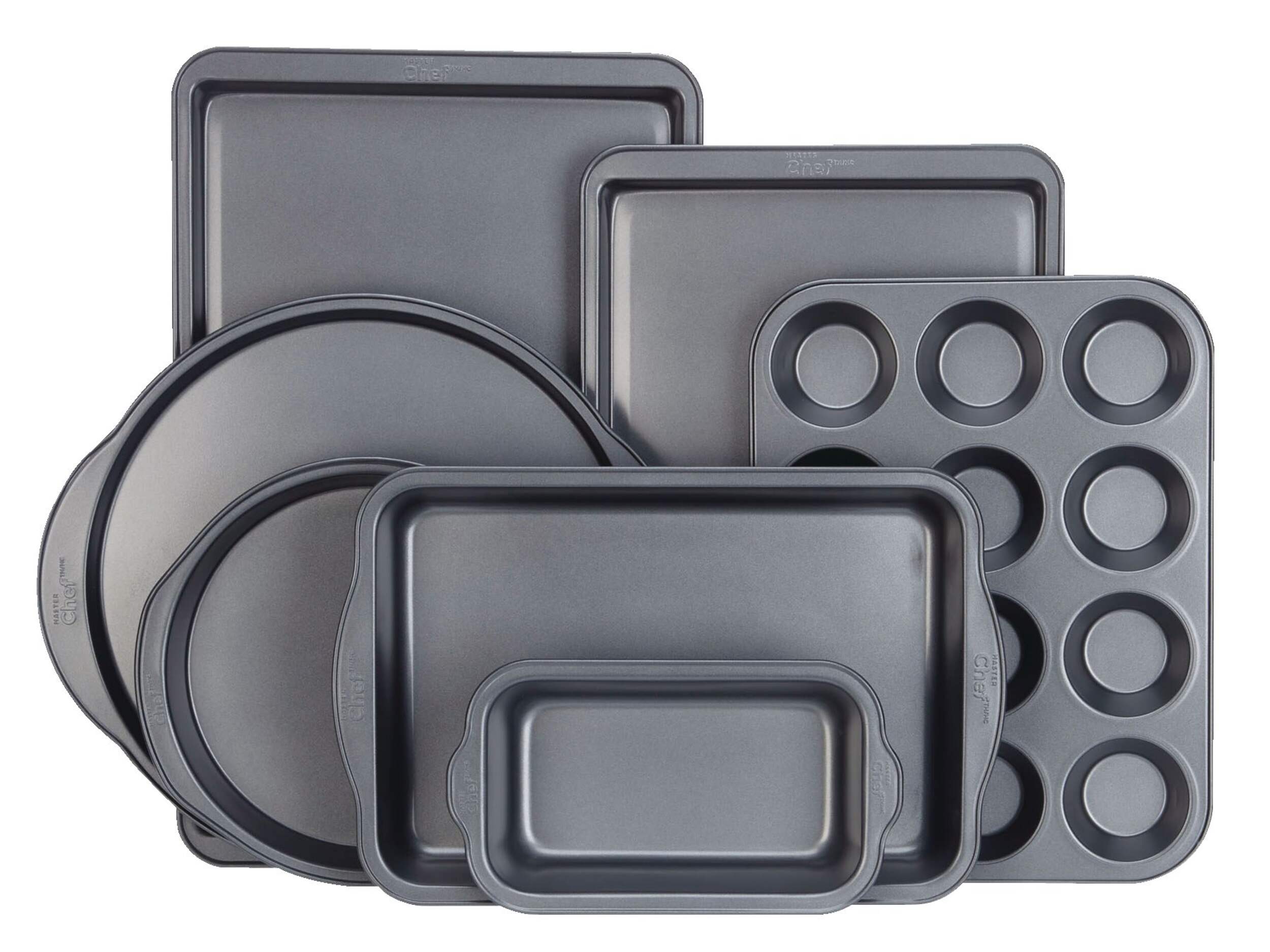MASTER Chef Non-Stick Bakeware Set, 7-pc Front_Flat