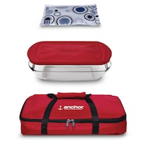 Plats de cuisson en verre Anchor Hocking, paq. 4 Front_Flat