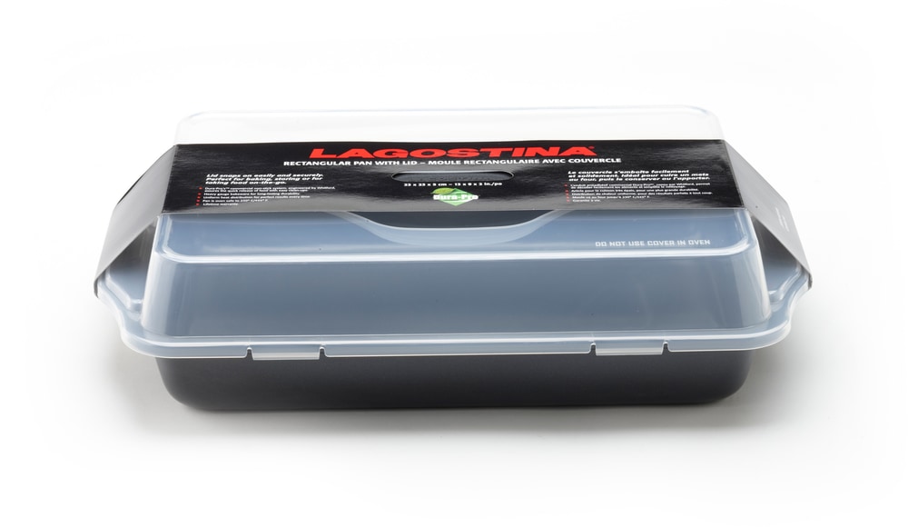 Lagostina Rectangle Cake Pan with Lid, 9 x 13in Canadian Tire