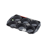 Lagonista Non-Stick Jumbo Muffin Tin, 6-Cup Front_Three_Fourths_Angled_Left