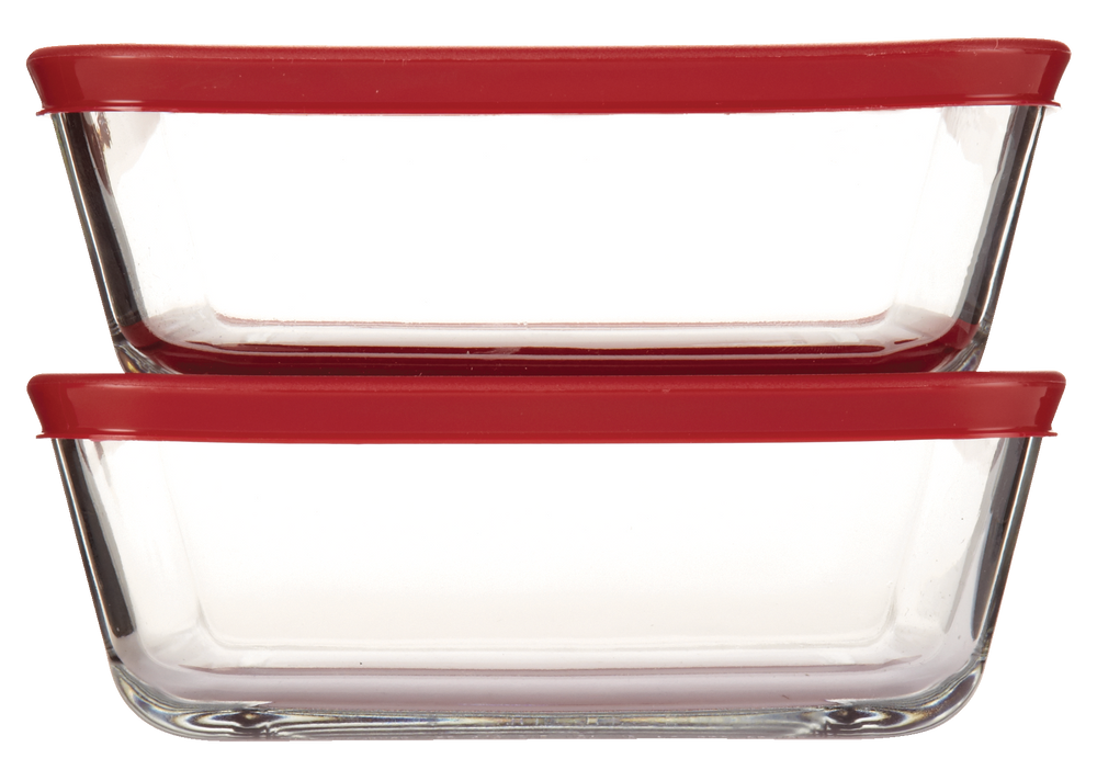 Anchor Hocking Glass Sandwich Containers, 2pc Canadian Tire