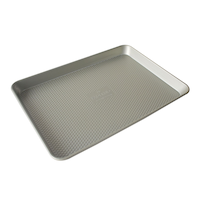 PADERNO Non-Stick Quarter Cookie Baking Sheet Front_Three_Fourths_Angled_Right