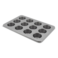 KitchenAid Non-Stick Muffin Baking Pan, 12-Cup Front_Three_Fourths_Angled_Left