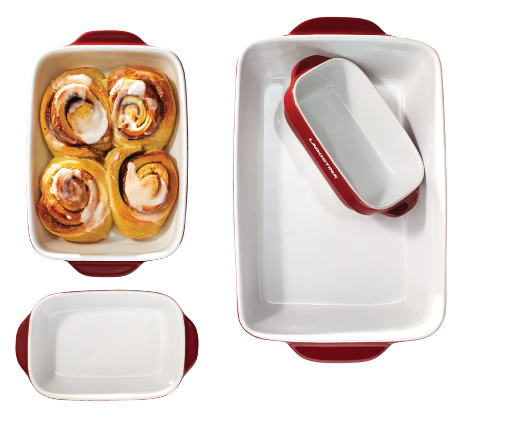Lagostina Red Ceramic Bakeware Set, 4pc Canadian Tire