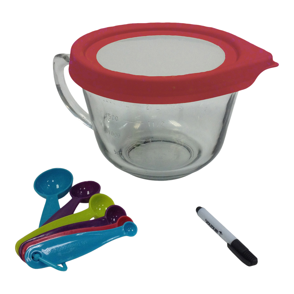 Anchor Hocking Premium Batter Bowl with Measuring Spoons Canadian Tire