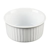 MASTER Chef Ceramic Ramekin, White, 4.92 x 2.36-in