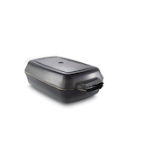 PADERNO Ceramic Roaster Set, Grey, 15 x 8.5-in, 2-pk Front_Three_Fourths_Angled_Left