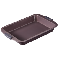 Vida by PADERNO Non-Stick Rectangular Cake Pan, 13 x 9.5-in Front_Three_Fourths_Angled_Right