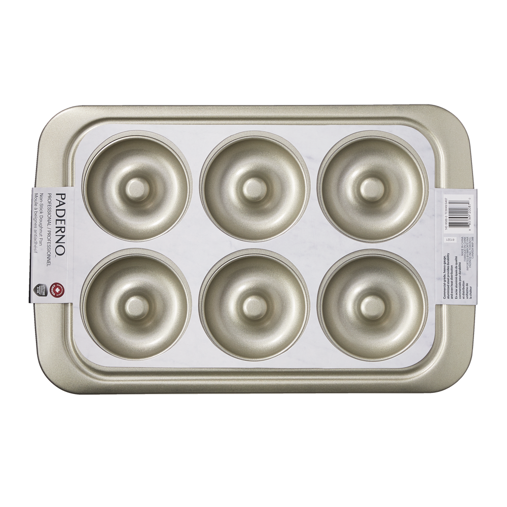 PADERNO Professional NonStick Donut Pan, 6Cup Canadian Tire