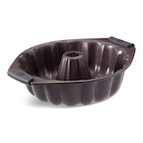Vida by PADERNO Non-Stick Fluted Cake Pan, 9.5-in Front_Three_Fourths_Angled_Right