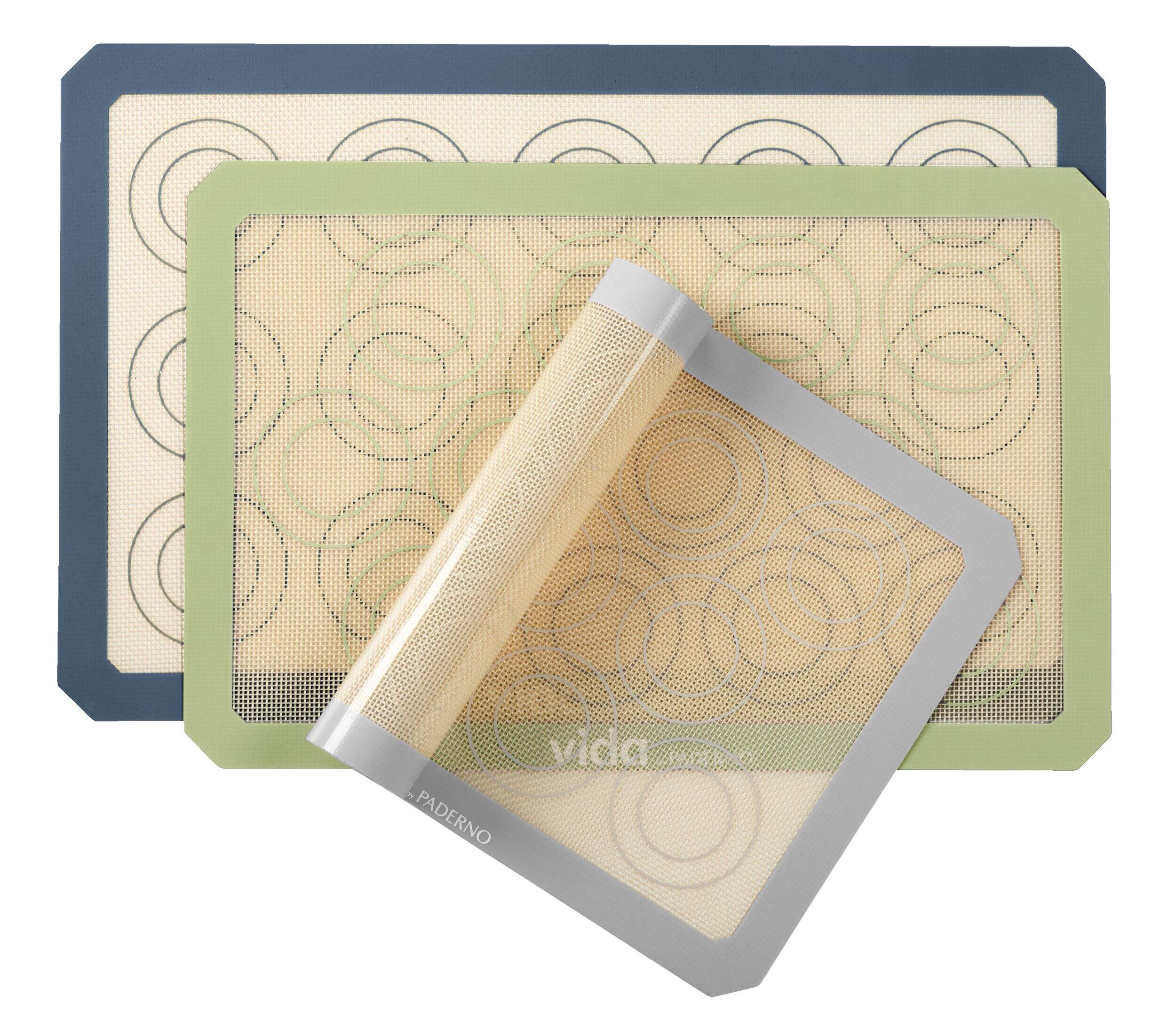 Vida by PADERNO Silicone Non-Stick Baking Sheets, 3-pk Composite_or_Mixed